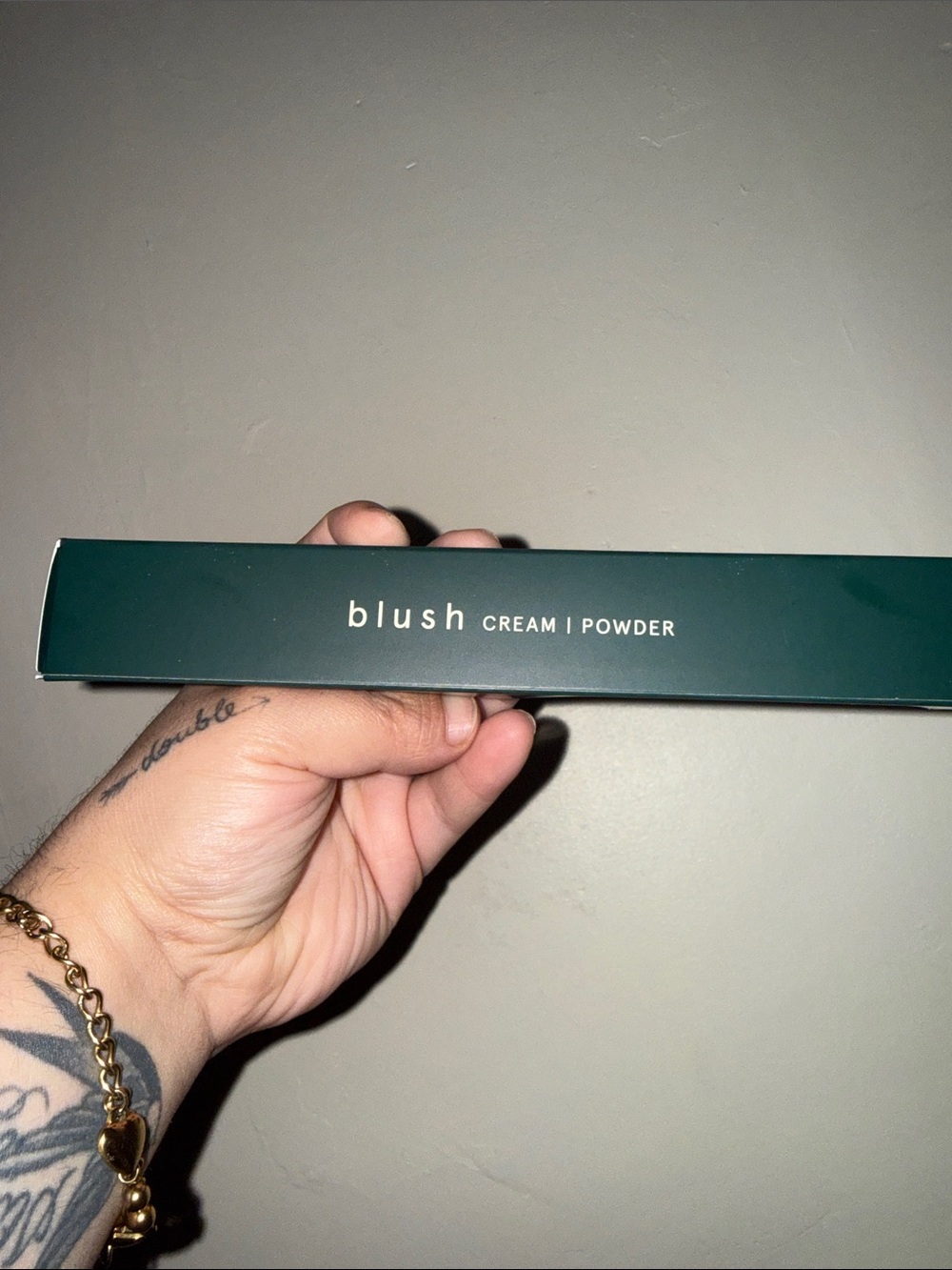 Blush Cream | Powder Compact in Dark Green - Premium Makeup